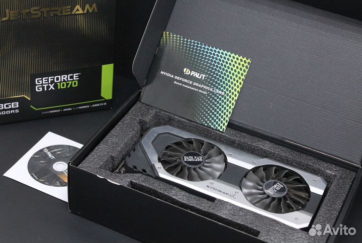 Видеокарта Palit GeForce GTX 1070 8GB JetStream