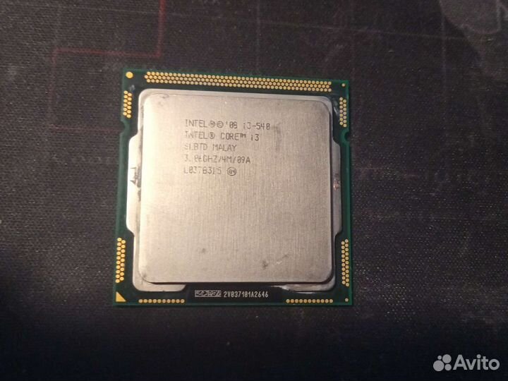 Процессор i3 540 lga 1156