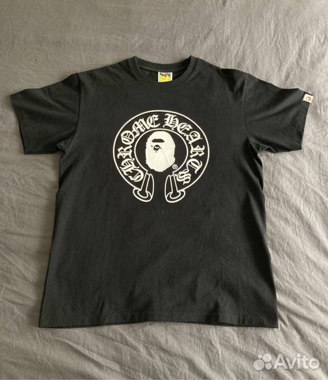 Bape x Chrome Hearts tee