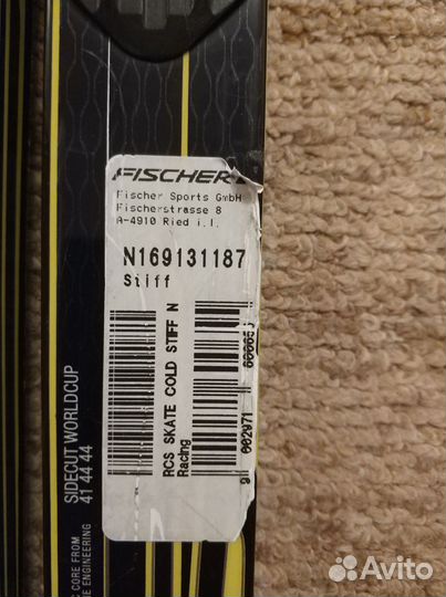 Лыжи беговые fisher rcs skate 187