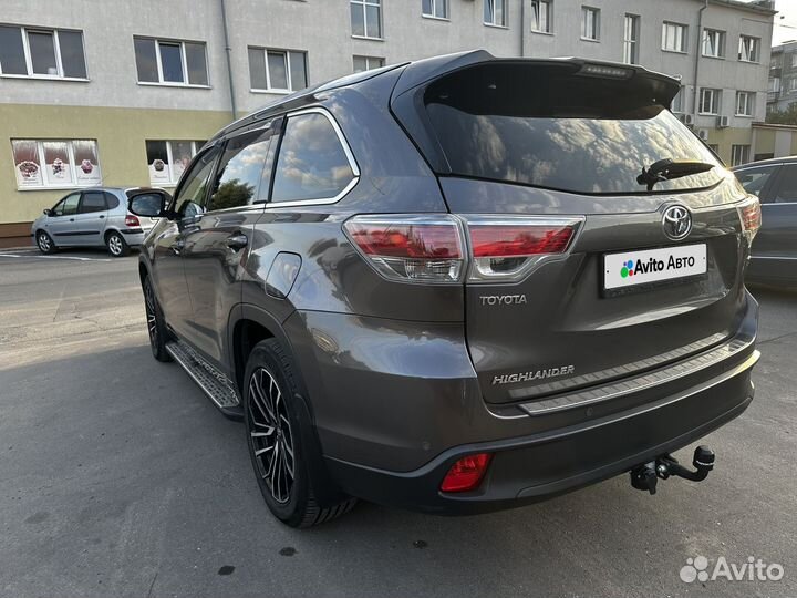 Toyota Highlander 3.5 AT, 2015, 155 000 км