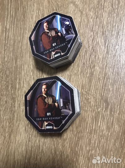 Карточки, жетоны звёздные войны. Магнит