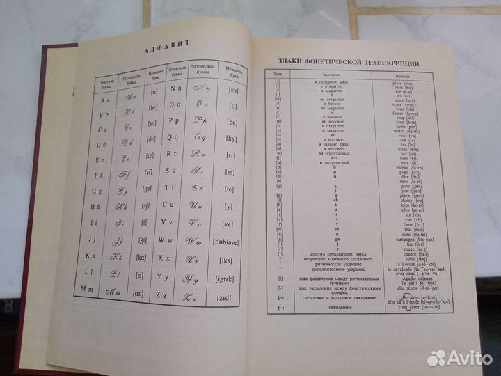 Учебник по французскому языку + словарь