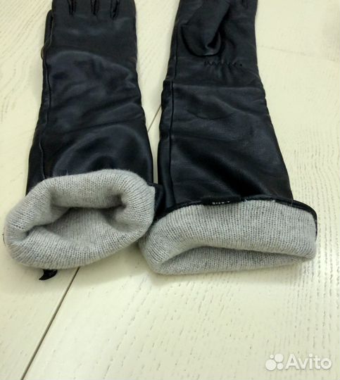 Перчатки женские кожаные 7 размер