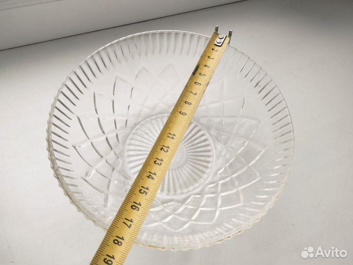 Вазы стекло СССР - 3 шт одним пакетом, хорошие