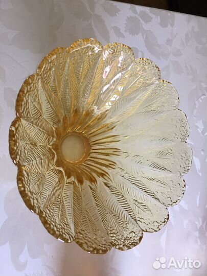 Ваза и конфетница СССР стекло