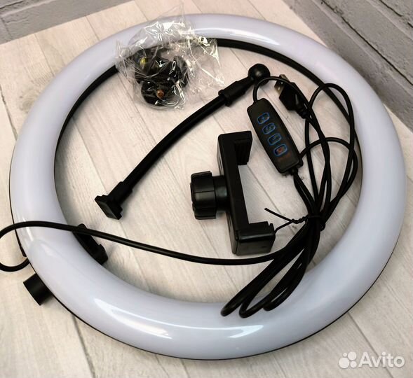 Кольцевая лампа 33 см + штатив 2 метра LED ring FI