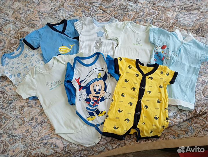 Детские вещи пакетом от 0 до 6мес