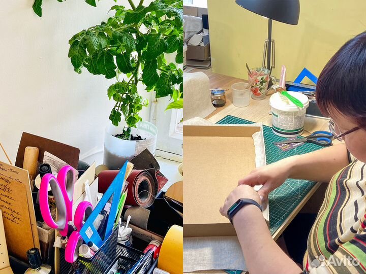 Работник в цех оклейки изделий кожей и тканью