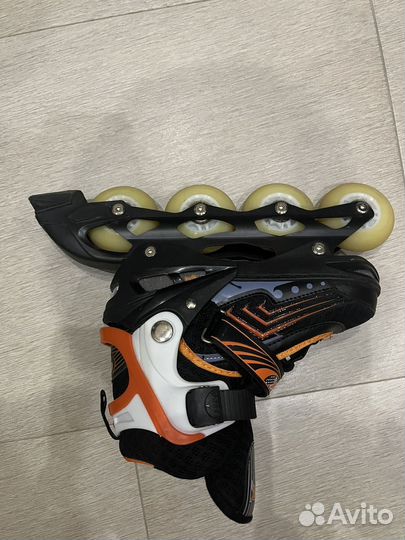 Ролики детские раздвижные светятся