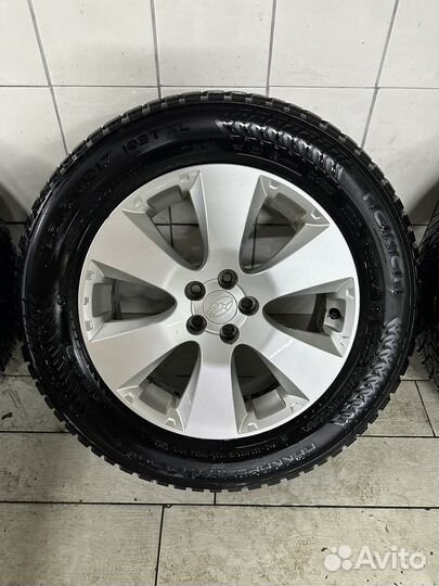 Subaru outback колеса 225 60 r17 nokian