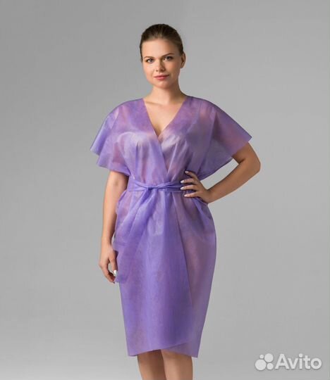 01-569 Халаты одноразовые универсальный 10шт спанб