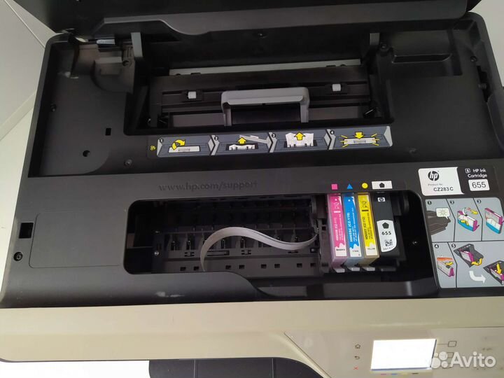 Цвет. струй. мфу HP 4615 (на запчасти или чистку)