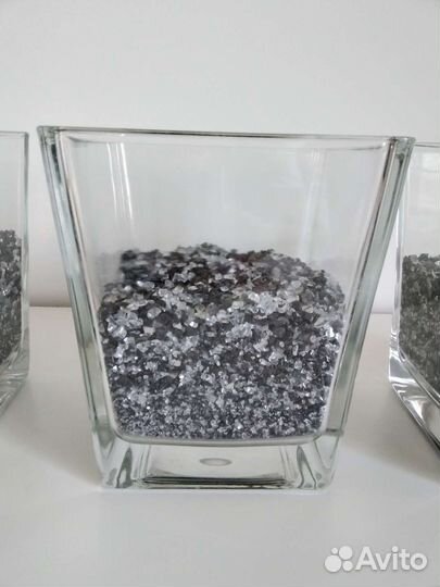 Ваза стеклянная 3 штуки