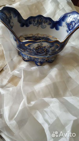 Конфетница гжель авторская