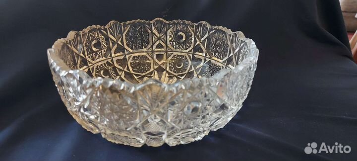 Салатник хрустальный