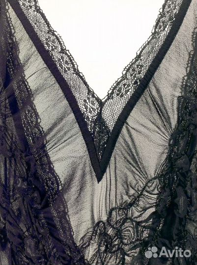 Zara шелковое платье