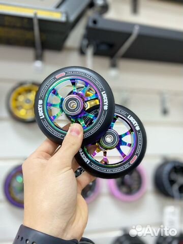 Колеса на трюковой самокат Lucky toster oil