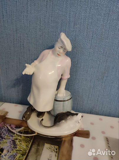 Статуэтка повар и кот лфз