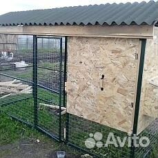 Курятник с утепленным домиком