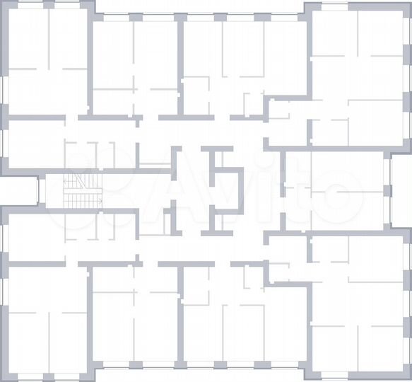 1-к. квартира, 39,1 м², 6/10 эт.