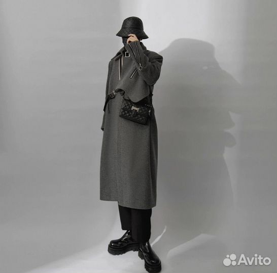 Пальо Rick Owens type Grey Coat