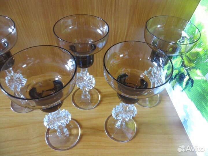 Бокалы для шампанского Подсвечники Гусь Хруста