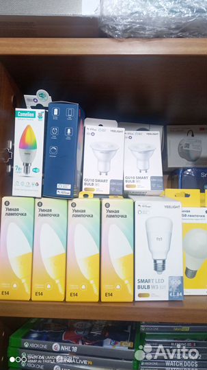 Умные лампочки Яндекс, розетки, реле