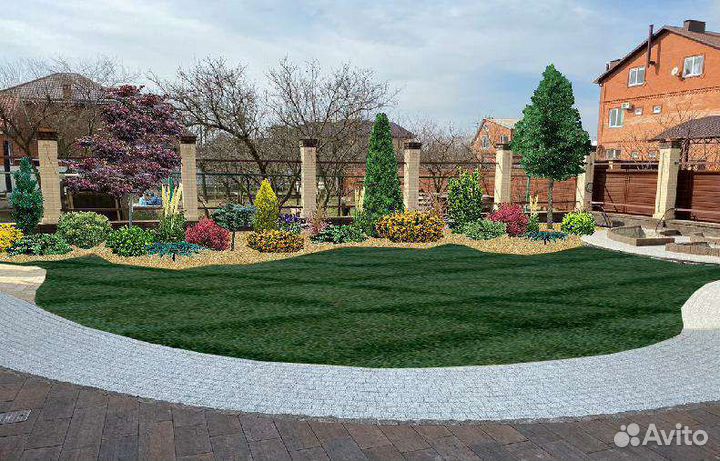 Благоустройство территории под ключ