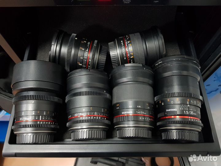 Samyang set 6-lens for Canon EF