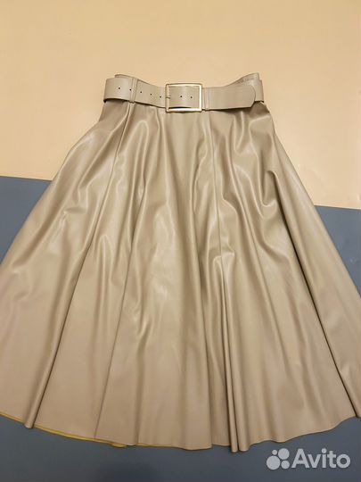 Юбки из экокожи