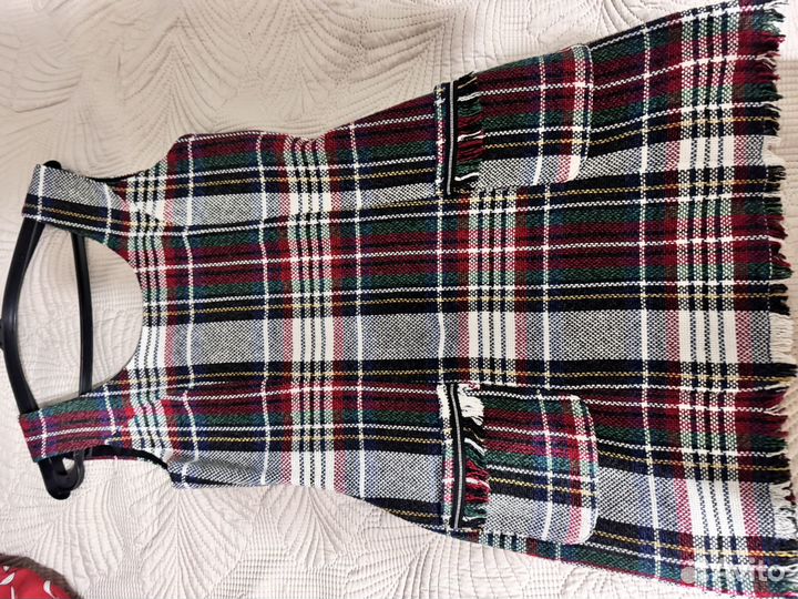 Твидовый сарафан zara