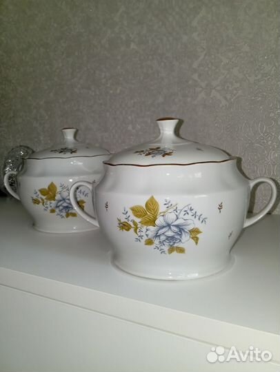 Супница, фарфор (Рига)