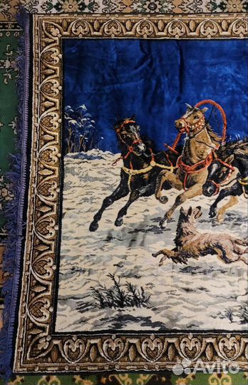 Плюшевый ковер настенный 