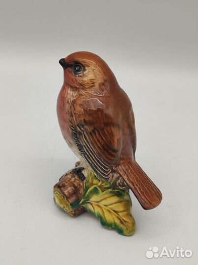 Фигура Птица Зарянка Англия высота 8 см, Beswick