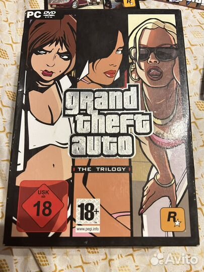 GTA трилогия,оригинальная, на дисках