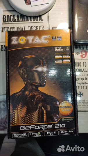 Видеокарта Zotac GeForce 210