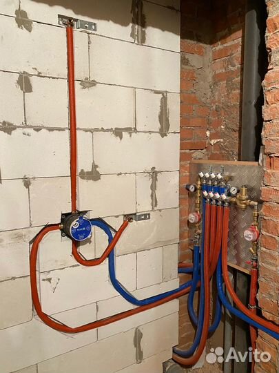 Монтаж систем отопления водоснабжения канализации