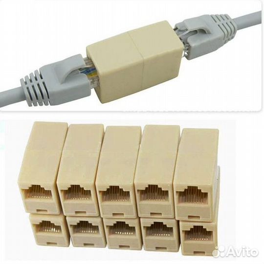 Адаптер удлинитель для сетевого кабеля RJ45