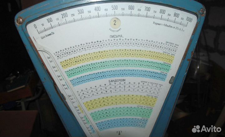 Весы почтовые двухсторонние бандероли СССР