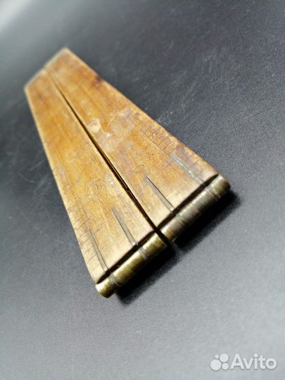 Старинный складной аршин вершок, Hookley Abbey, в