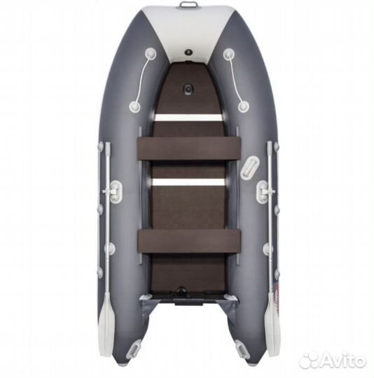 Лодка пвх Таймень LX 3600 ск Графит/светло-серый