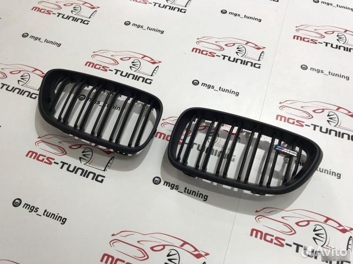 Решетка BMW 2 Series f22 13+ Черный мат + М