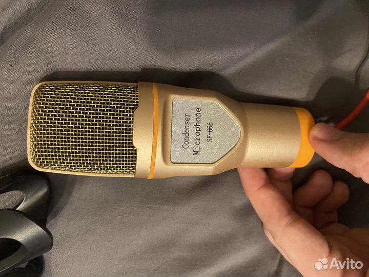 Продается микрофон с аудиокартой
