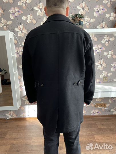 Драповое мужское полупальто