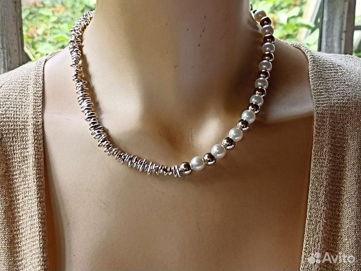 Колье чокер в стиле Uno de 50