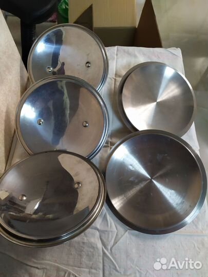 Крышка из нержавейки на кастрюлю (сотейник)