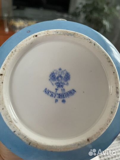 Заварочный чайник антиквариат Кузнецовский фарфор