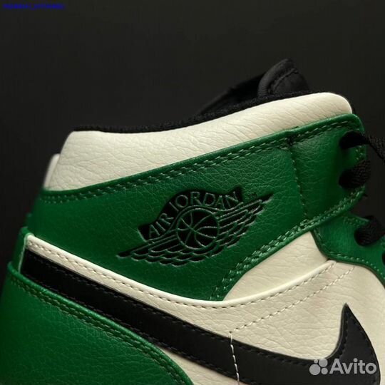 Кроссовки Air Jordan 1 Mid Green (Арт.30971)