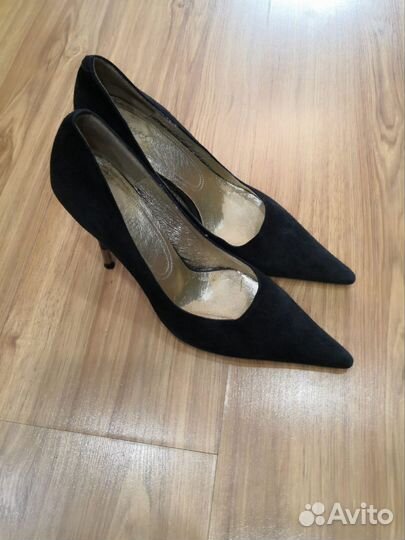 Туфли натуральная замша 36 р женские